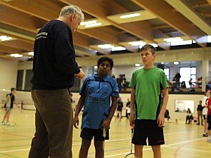 Oskar beim Coaching