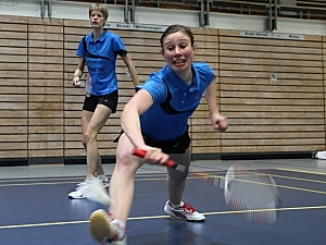 Verena Lauber und Maike Haupt im Damendoppel