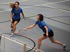 Sophia Zulic und Anke Gottschlich im Damendoppel