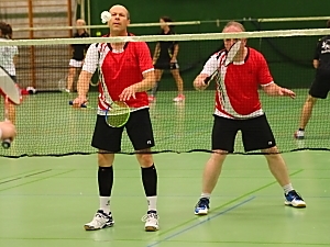 Helmut Jger und Steffen Kuck im 1. Herrendoppel