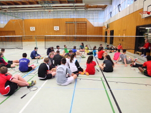 Besprechung beim Camp 2018