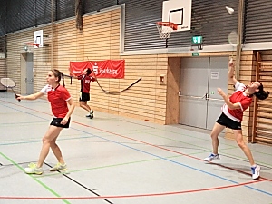 Claudia Hintze und Rebecca Menzel im Damendoppel