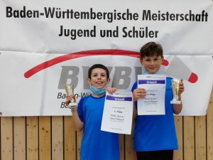 1. Platz Matti Hintze und Artur Plaisant